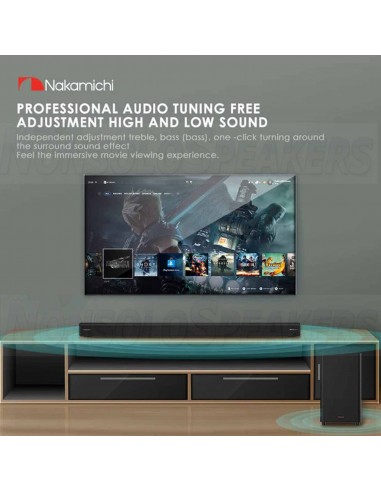 Nakamichi Apollo 550 5.1.2 Dolby Atmos Soundbar
