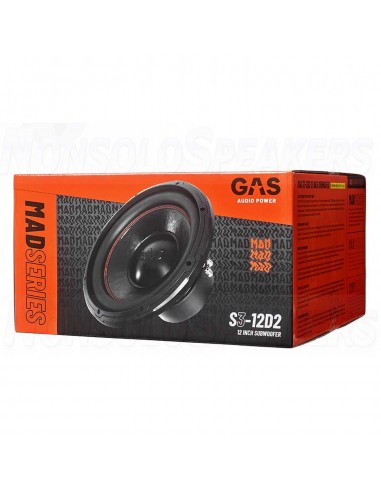 GAS MAD S3-12D2 Subwoofer 12"