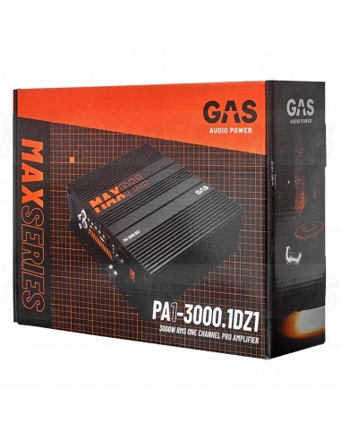GAS MAX PA1-3000.1DZ1 1-channel amplifier