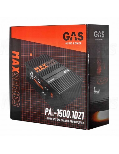 GAS MAX PA1-1500.1DZ2 1-channel amplifier