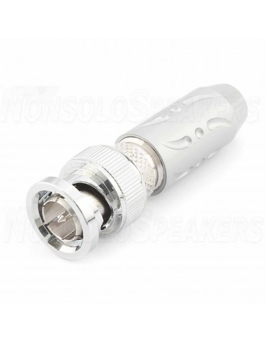 Viborg VD302R BNC Connector Pure Copper Rhodium Plated Ø9mm