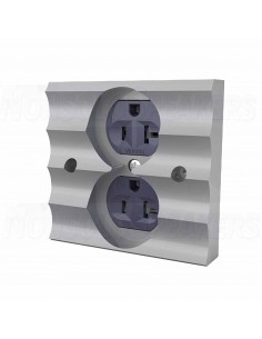 Viborg VM01R US Wall Socket Copper + Aluminum Plate