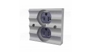 Viborg VM01R US Wall Socket Copper + Aluminum Plate