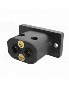 Viborg VI-08R IEC C8 Panel Mount 2.5A/250V - Rhodium Plated 2