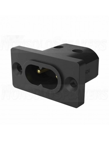 Viborg VI-08G IEC C8 Panel Mount 2.5A/250V - Gold Plated