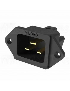 Viborg VI-20G IEC Panel Mount 20A/125V - Gold Plated