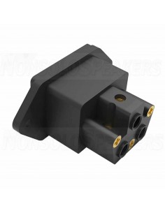 Viborg VI-20G IEC Panel Mount 20A/125V - Gold Plated 2