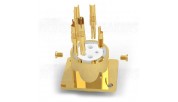 VIBORG CF204G 4 Pin XLR Female Connector Pure Copper - Gold Plated