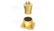 VIBORG CF203G XLR 3 Pin Female Socket - Pure Copper Gold Plated