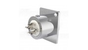 VIBORG CF203R XLR 3 Pin Socket Female - Pure Copper Rhodium Plated