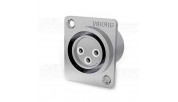 VIBORG CF203R XLR 3 Pin Socket Female - Pure Copper Rhodium Plated