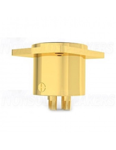 VIBORG CM203G XLR Male Socket - Gold Plated Pure Copper