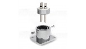 VIBORG CM203R XLR Male Socket - Pure Copper Rhodium Plated