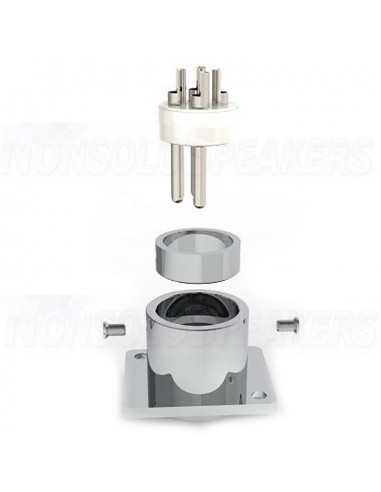 VIBORG CM203R XLR Male Socket - Pure Copper Rhodium Plated