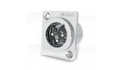 VIBORG CM203R XLR Male Socket - Pure Copper Rhodium Plated