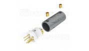 Viborg LP108G DIN Connector Pentapole Phosphor Bronze Gold Plated