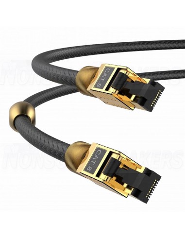 Viborg LAN8 Ethernet RJ45 LAN cable 1m - pure silver conductor with cryogenic treatment