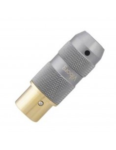 Viborg XF202GB Pure Copper Female XLR Connector Gold Plated Black 2