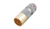 Viborg XF202GR Pure Copper Female XLR Connector Gold Plated Red