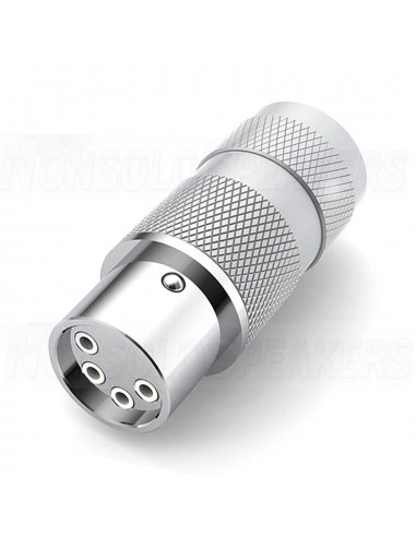 Viborg XF204R Female XLR Connector Pure Copper Rhodium Plated