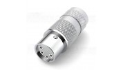 Viborg XF204R Female XLR Connector Pure Copper Rhodium Plated