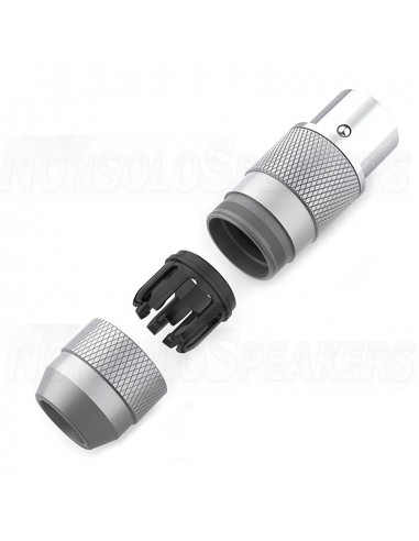 Viborg XF204R Female XLR Connector Pure Copper Rhodium Plated