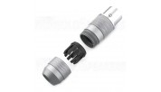 Viborg XF204R Female XLR Connector Pure Copper Rhodium Plated
