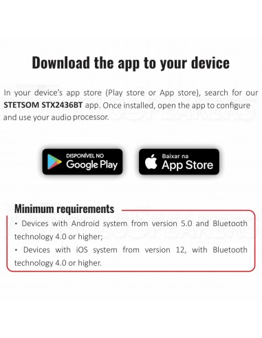 STETSOM STX2436bt Audio Processor with Bluetooth