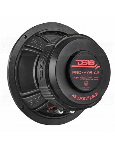 DS18 PRO-HY6.4B 6.5" Coaxial Hybrid Mid-Range 4-Ohm