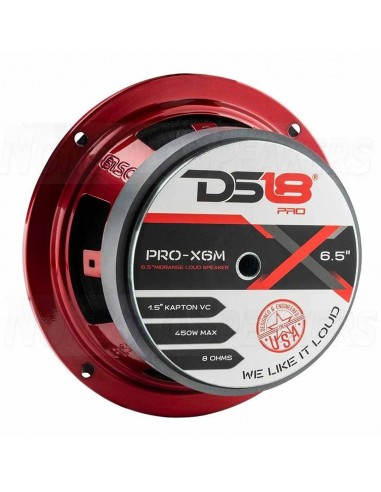 DS18 PRO-X6M 6.5" Mid-Range Loudspeaker 8-Ohm