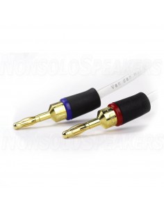 Van den Hul THE SNOWLINE Speaker Cable Silver Plated OFC With Banana plug 2
