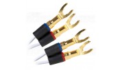 Van den Hul THE SNOWLINE Speaker Cable Silver Plated OFC Spade Connector