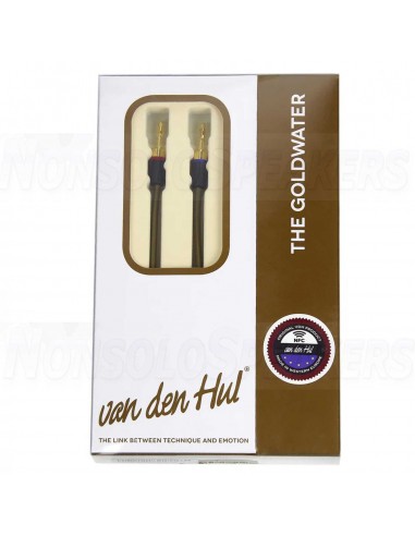 Van den Hul THE GOLDWATER Silver Plated OFC Copper with Banana