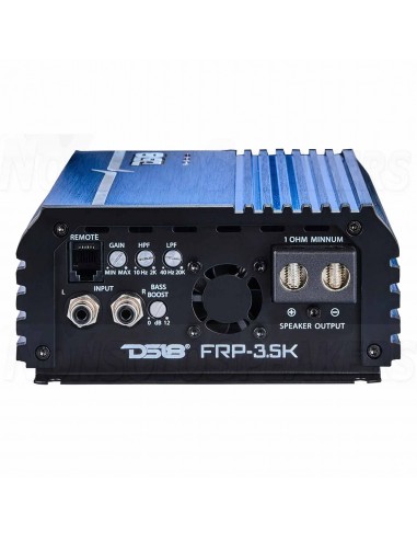 DS18 FRP-3.5K/BL Compact Full-Range Class D 1-Channel Amplifier 1-Ohm Blue