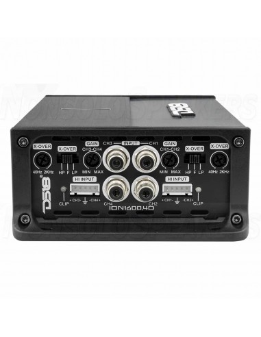 DS18 ION1600.4D Compact Full Range Class D 4-Channel Amplifier 4 x 240 Watts RMS @ 4-ohm
