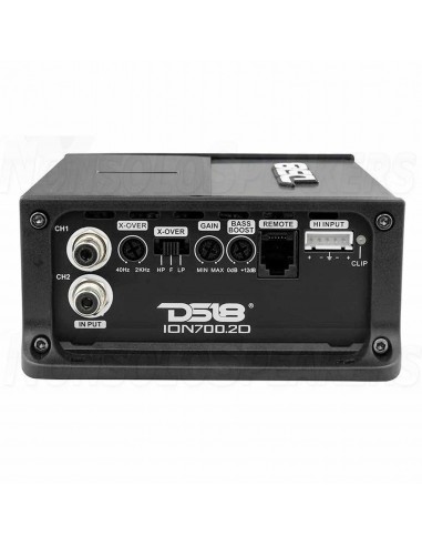 DS18 ION700.2D Compact Full Range 2 Channel Amplifier 2 x 350W RMS @ 2-Ohm