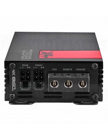 DS18 X4 4-Channel Ultra Compact Class D Amplifier 4 x 70 Watts Rms @ 4-ohm