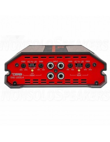 DS18 SXE-1200.4/RD Class A/B 4-Channel Full-Range Car Amplifier 4 Ohm