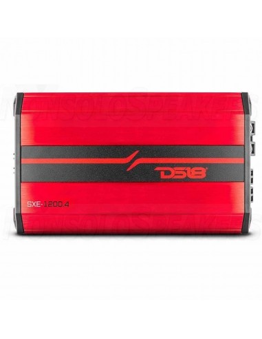 DS18 SXE-1200.4/RD Class A/B 4-Channel Full-Range Car Amplifier 4 Ohm