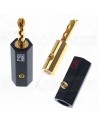 Ramm Audio 20100GT Banana Plug BFA  Gold-plated Phosphor Copper - Pair