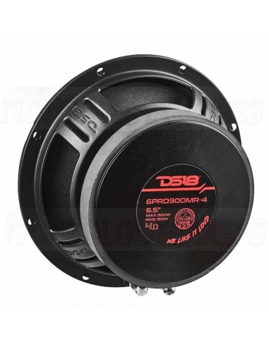 DS18 6PRO300MR-4 6.5” High Sensitivity Professional Mid-Range Loudspeaker 150 Watts Rms 4-Ohm