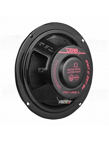 DS18 PRO-NS8.4 8" Shallow Neodymium Full-Range Loudspeaker 4-Ohm