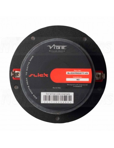 Vibe Audio SLICKPRO37T-V0 – Pro Bullet Tweeter