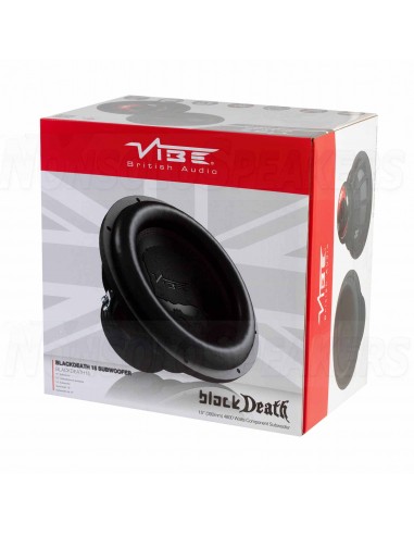 Vibe Audio BLACKDEATH15D4-V3 15" Street Bass Subwoofer 4+4 Ohm
