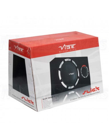 Vibe Audio SLICKV12-V2 12" Subwoofer Enclosure 2 Ohm