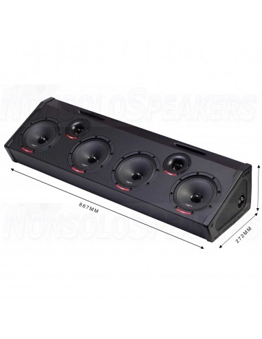 Vibe Audio SLICKPROBOX6-V0 Subwoofer Enclosure 2 Ohm