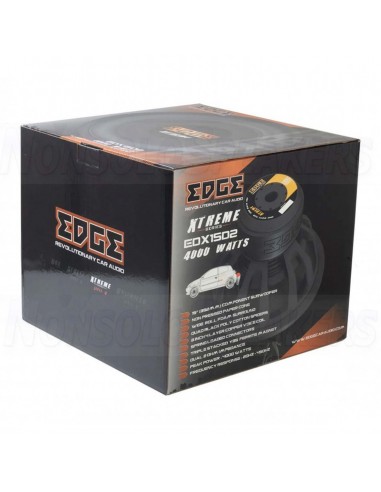 Edge Audio EDX15D2-E0 Xtreme Series 15" Subwoofer 2x2 Ohm