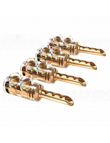 Viablue TS-TUBE - Banana Pluge TS Tube - 24k Gold Plated - 6mm