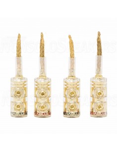 Viablue TS-Flex Banana Plug Flexible Pins - 24k Gold Plated 2