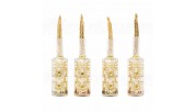 Viablue TS-Flex Banana Plug Flexible Pins - 24k Gold Plated